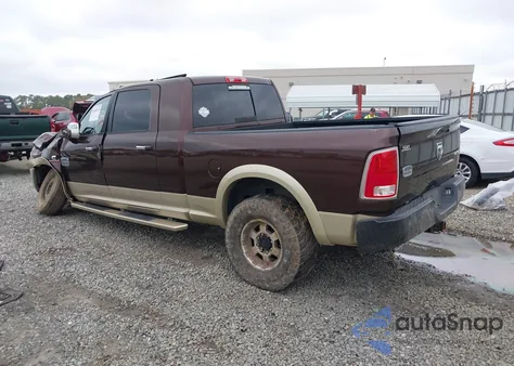 2013 Ram 2500 Laramie Longhorn из США, поврежденный, VIN 3C6UR5PL7DG570963